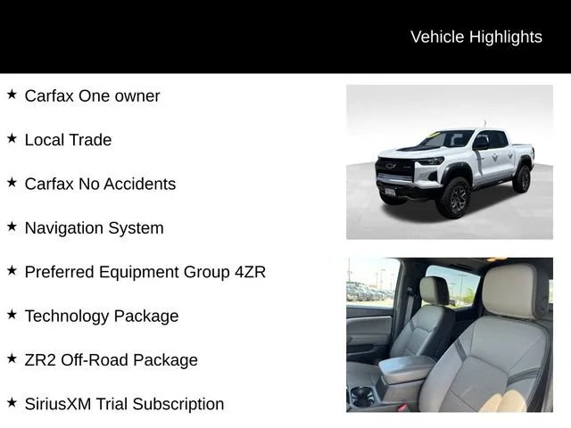 Certified Used 2025 Summit White Chevrolet ZR2 image 8