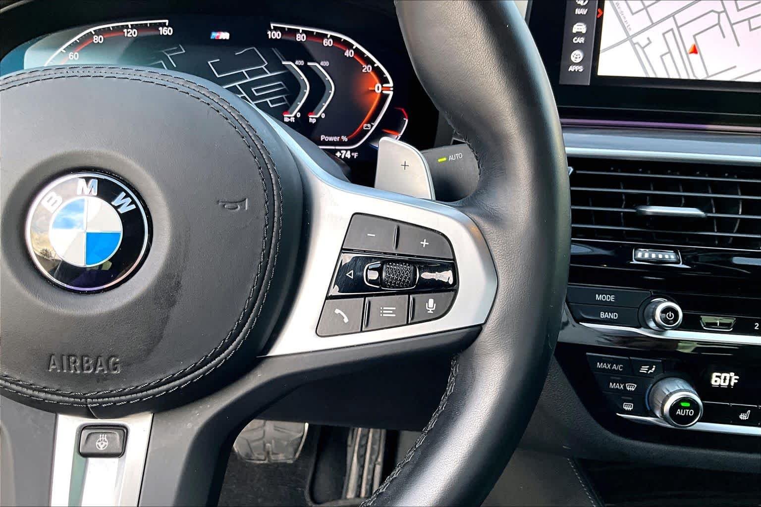 Used 2022 Black Sapphire Metallic BMW 540i image 24