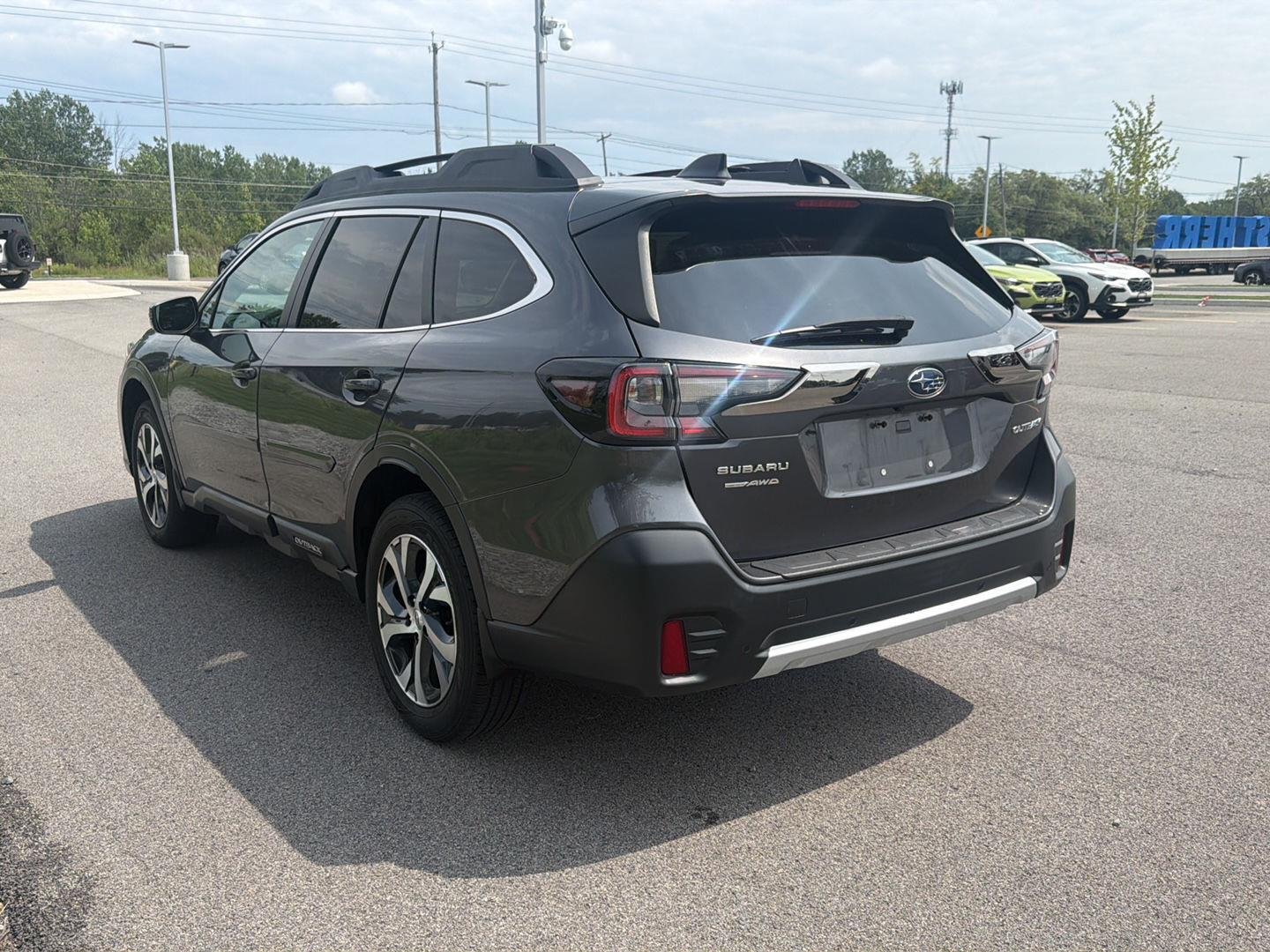 Used 2021 Magnetite Gray Metallic Subaru Limited image 6