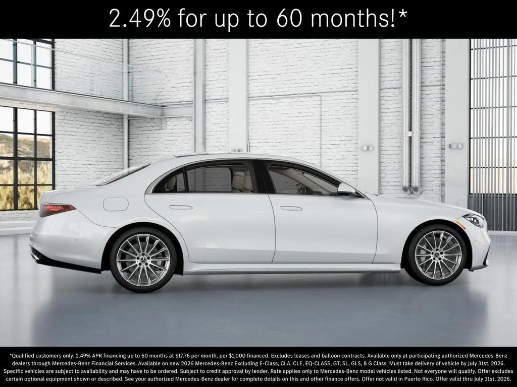 New 2026 MANUFAKTUR Moonlight White Metallic Mercedes-Benz S 500 image 17