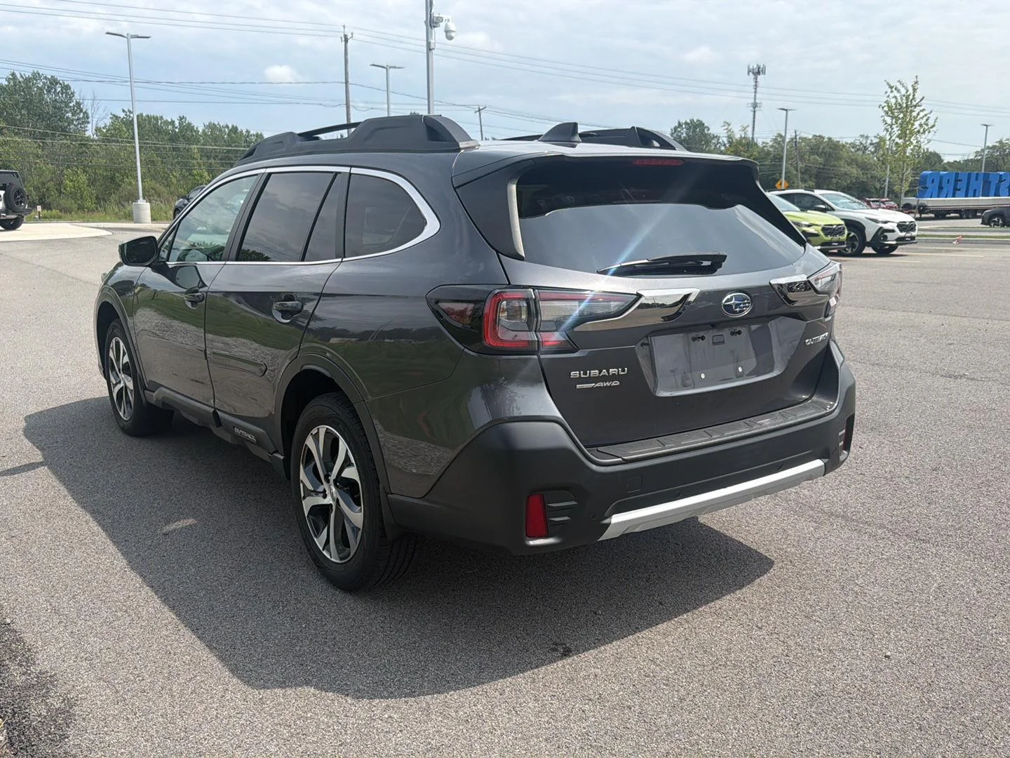 Used 2021 Magnetite Gray Metallic Subaru Limited image 6