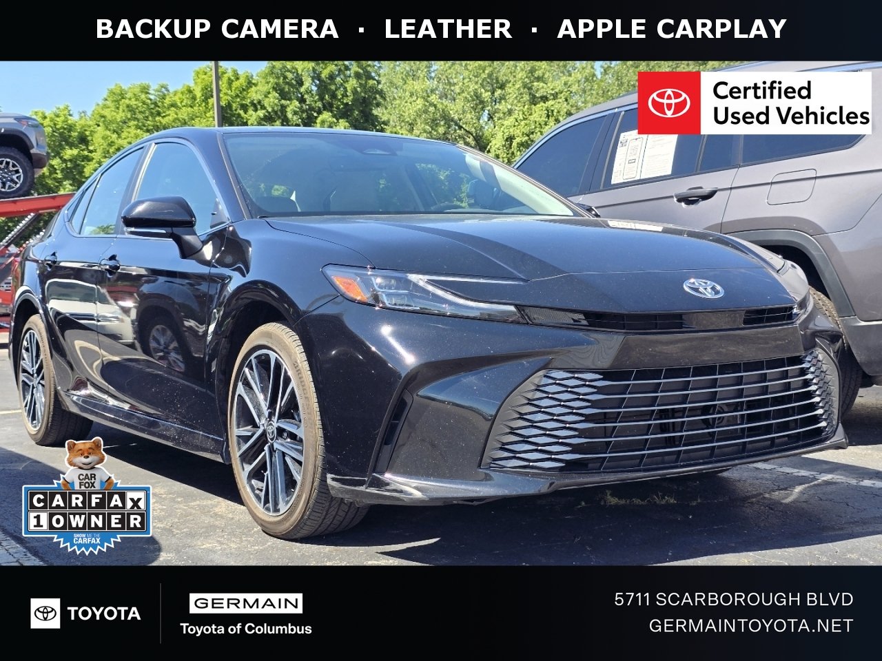 Used 2025 Black Toyota XLE image 1
