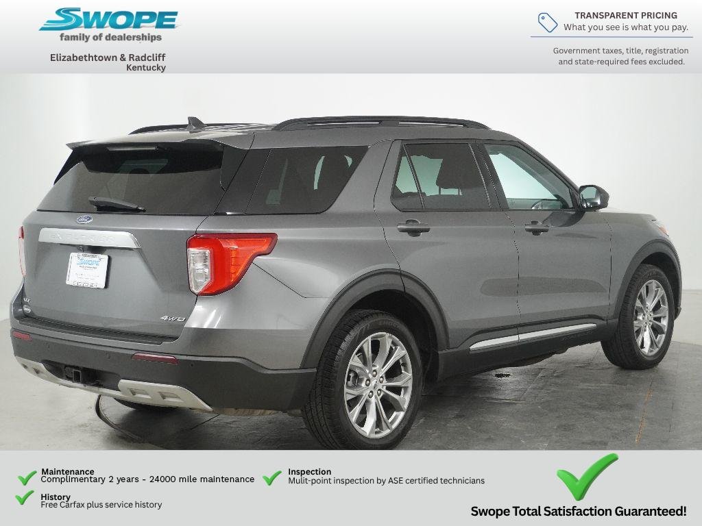 Used 2021 Carbonized Gray Metallic Ford XLT image 3