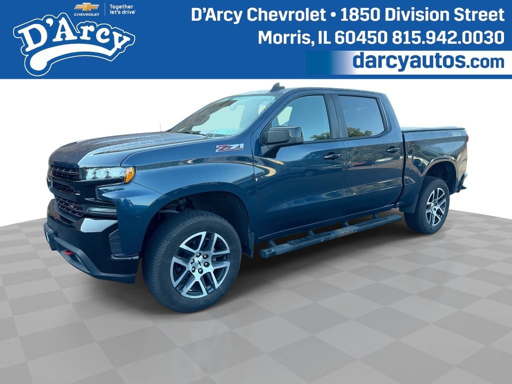 Used 2019 NORTHSKY BLUE METALLIC Chevrolet LT Trail Boss image 1