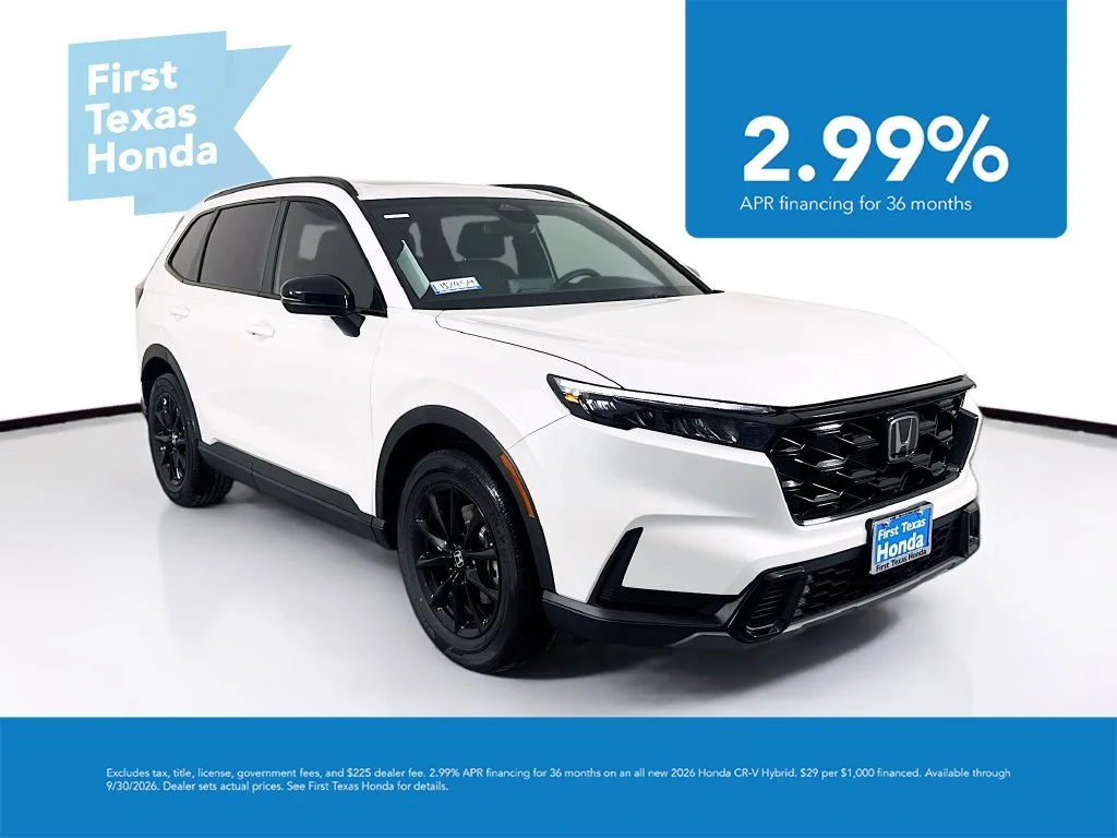 New 2026 Platinum White Pearl Honda Sport image 1