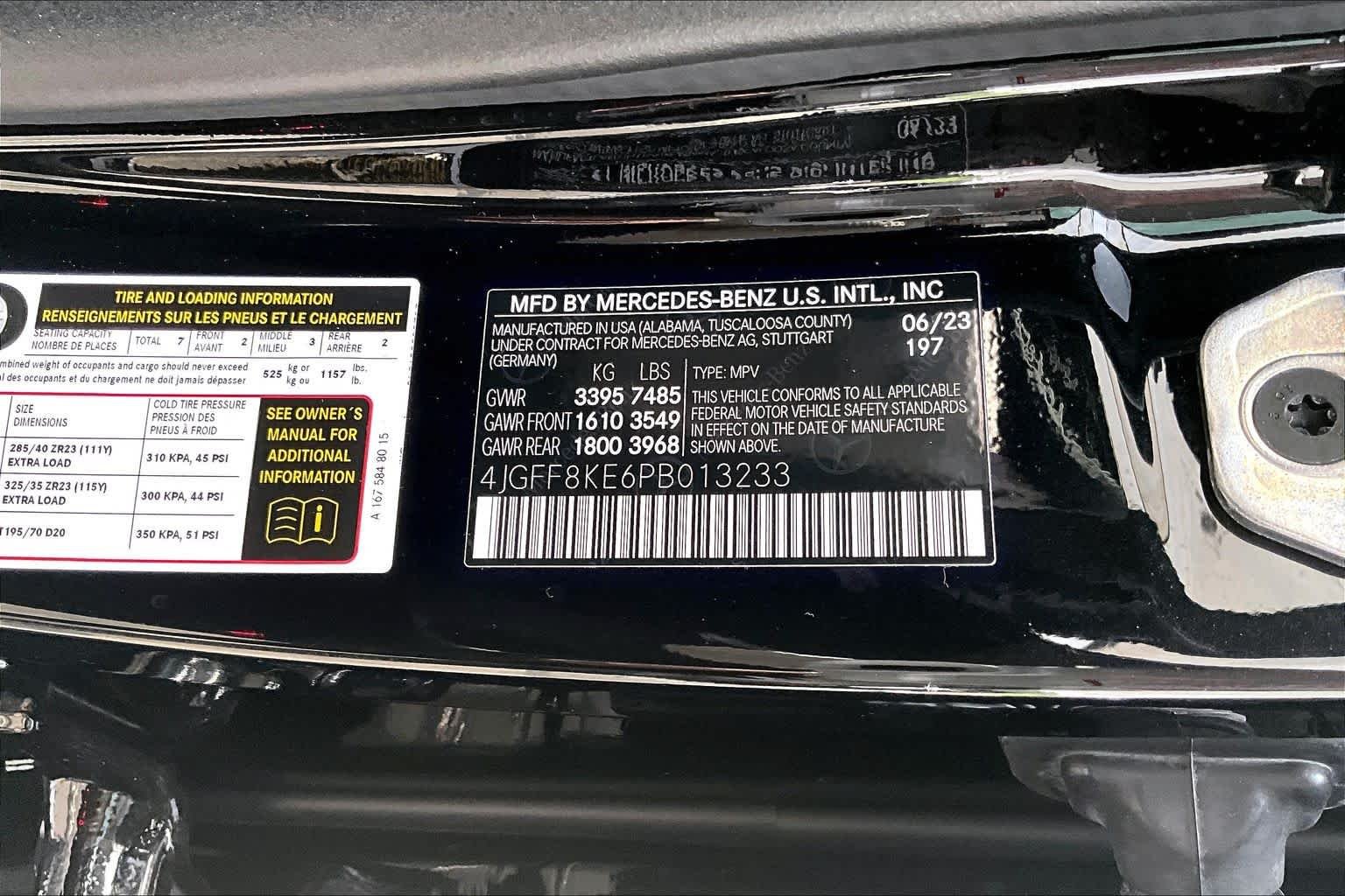 Certified Used 2023 Obsidian Black Metallic Mercedes-Benz AMG® GLS 63 image 39