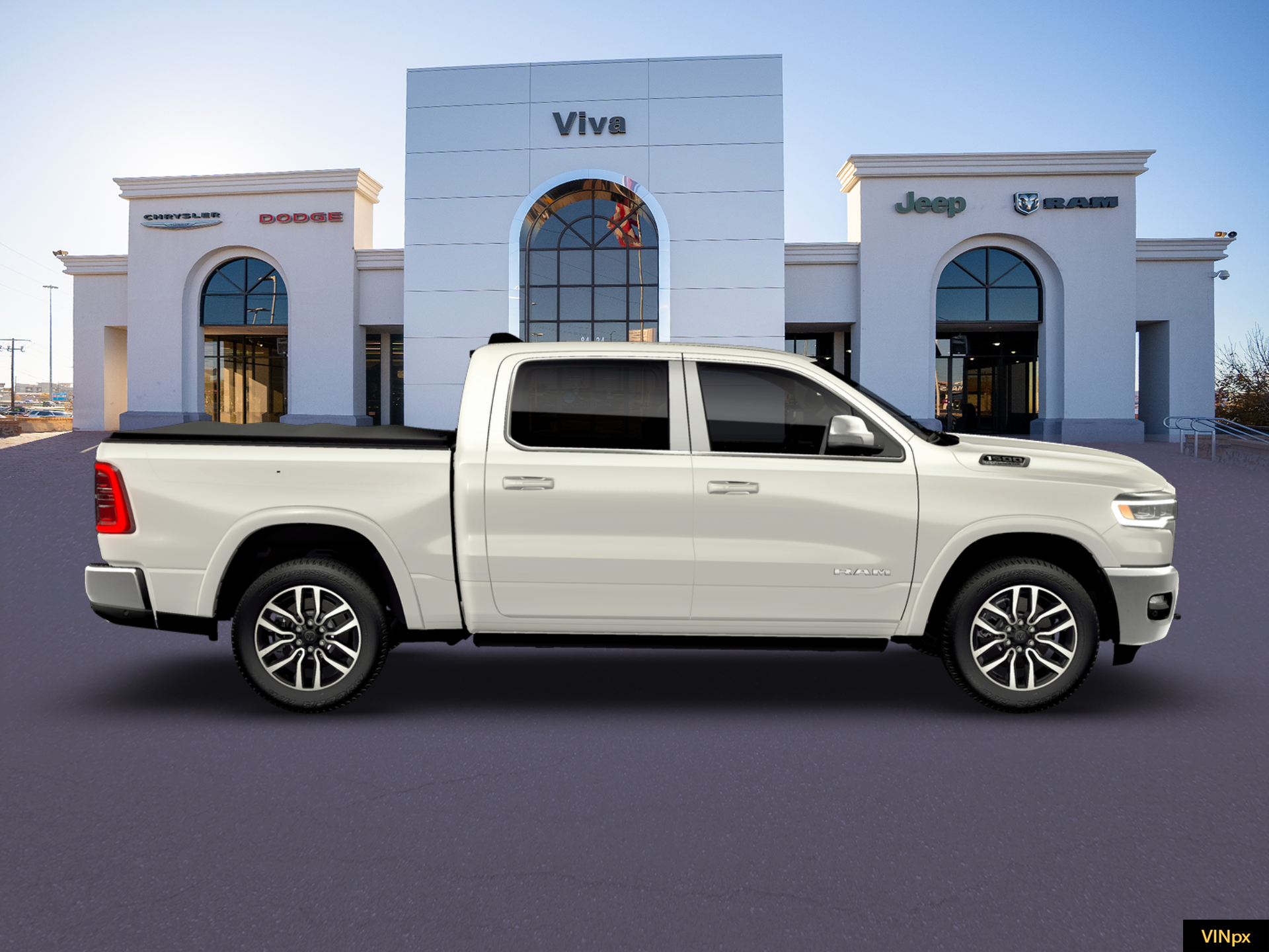 New 2026 Ivory White Tri-Coat Pearlcoat RAM Limited image 9