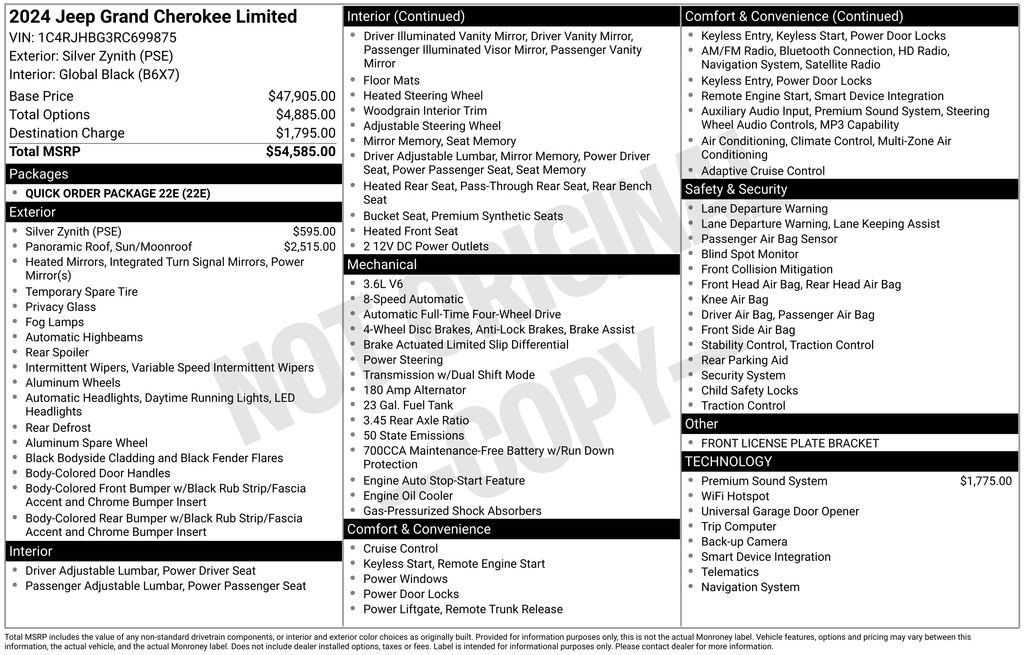 Used 2024 Silver Jeep Limited image 36