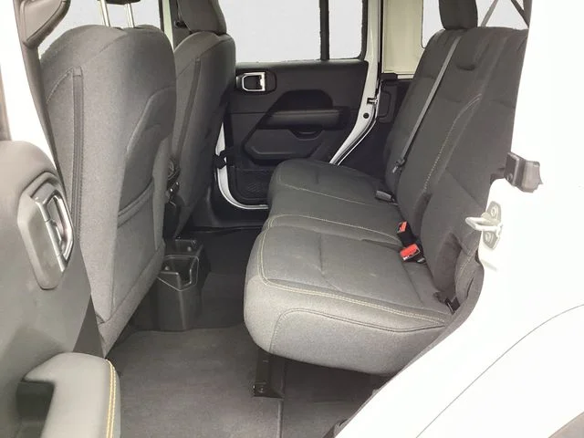 Certified Used 2025 Bright White Clearcoat Jeep Sahara image 13