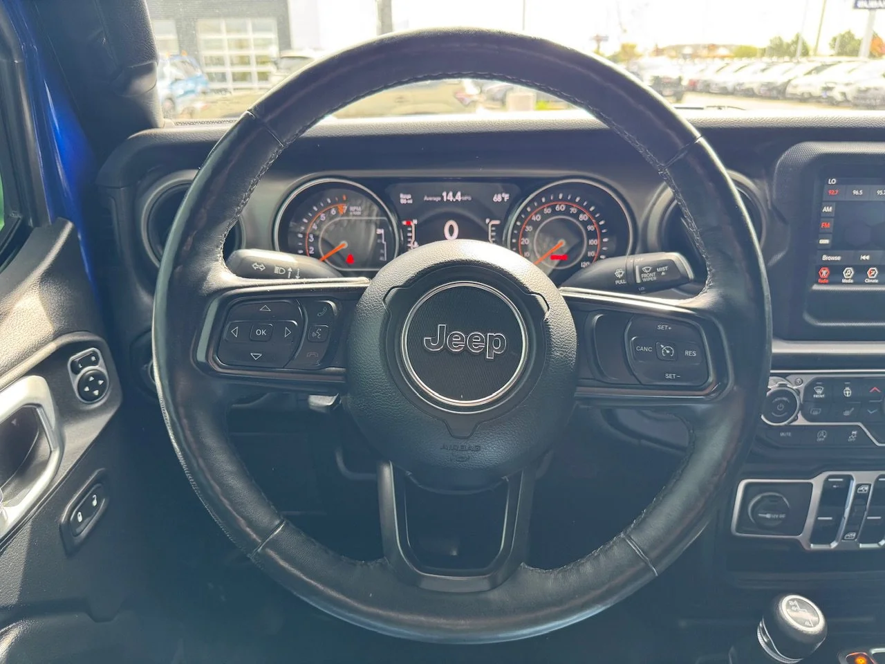 Used 2019 Ocean Blue Metallic Clearcoat Jeep Sport S image 28
