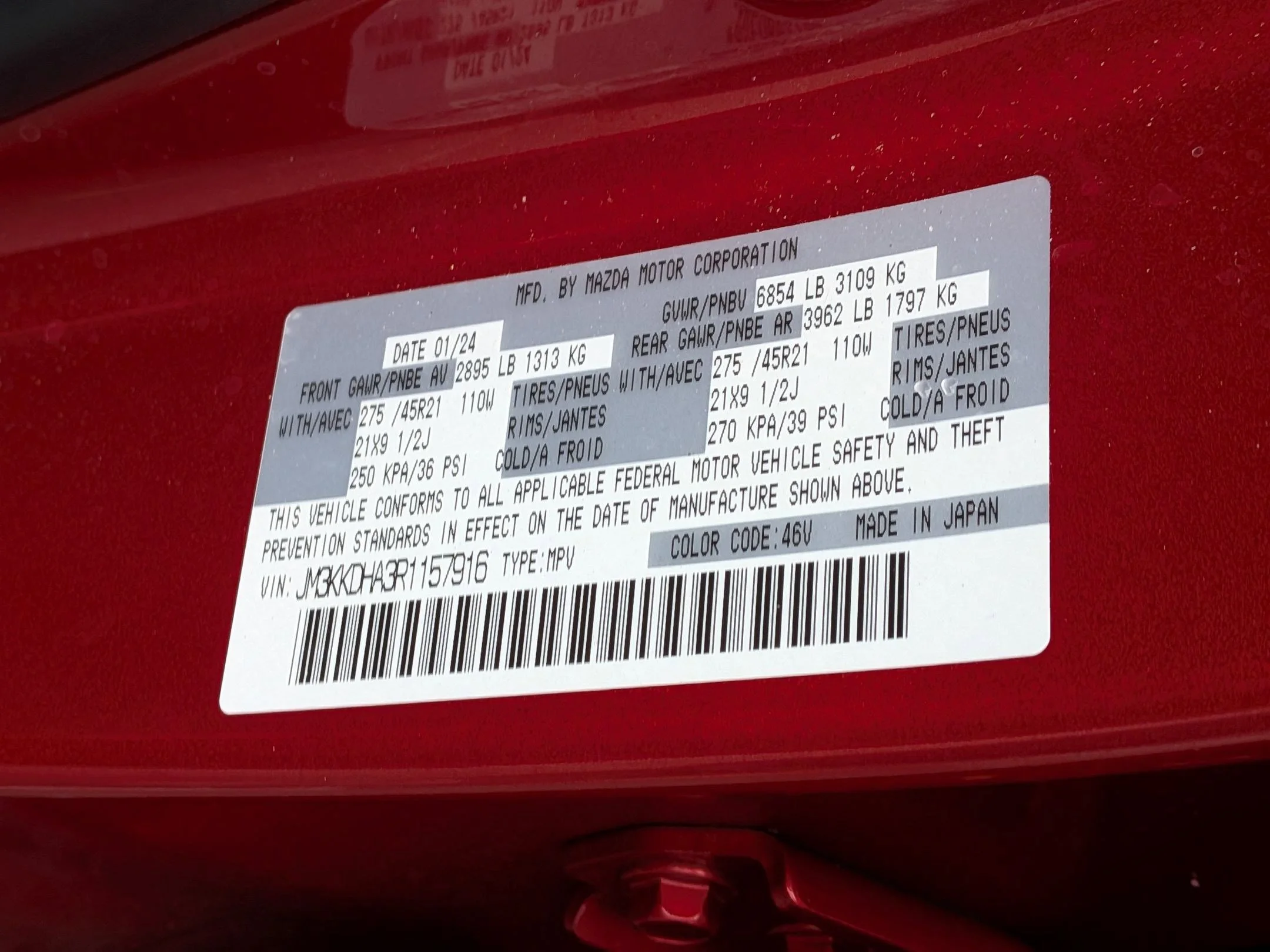 Used 2024 Soul Red Crystal Metallic Mazda Premium image 33