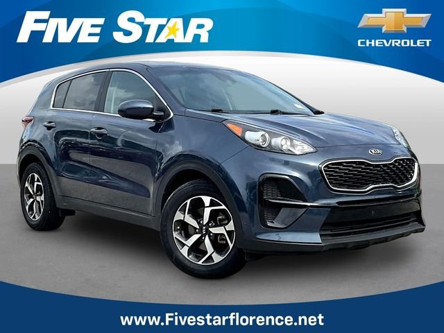Used 2022 Blue Kia LX image 1