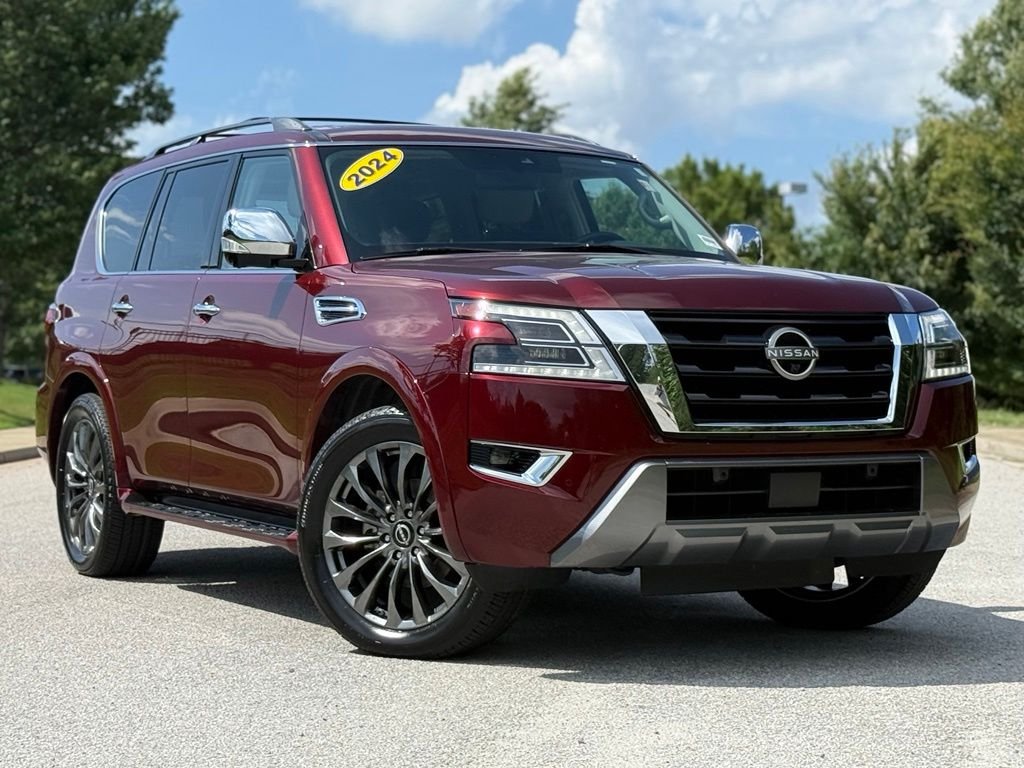 Used 2024 Red Nissan Platinum image 2