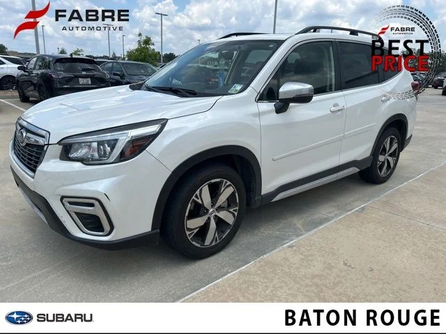 Used 2020 Crystal White Pearl Subaru Touring image 1