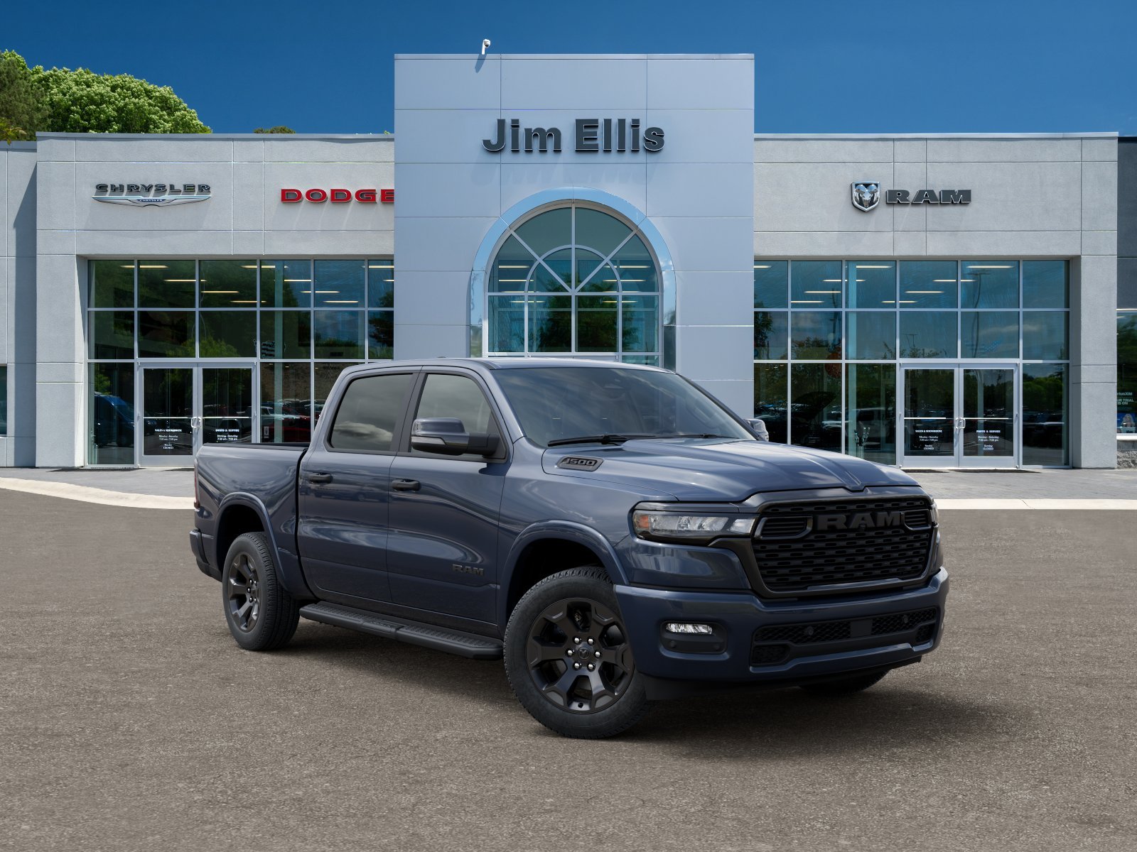 New 2026 Forged Blue Metallic Exterior Paint RAM Big Horn image 31