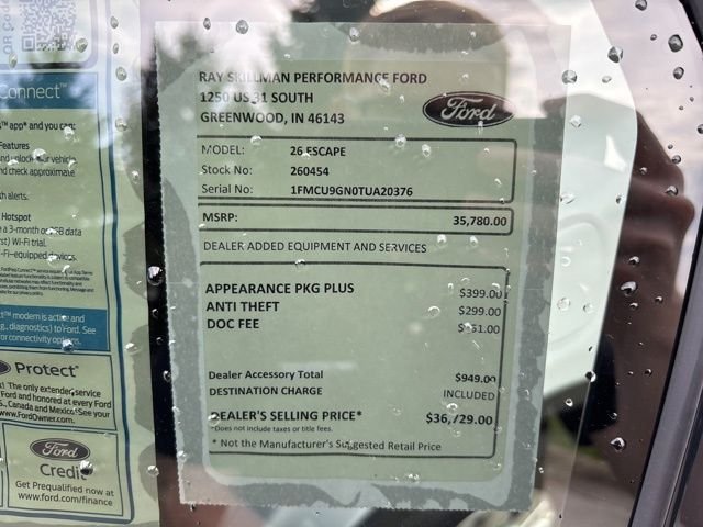 New 2026 Silver Ford Active image 2