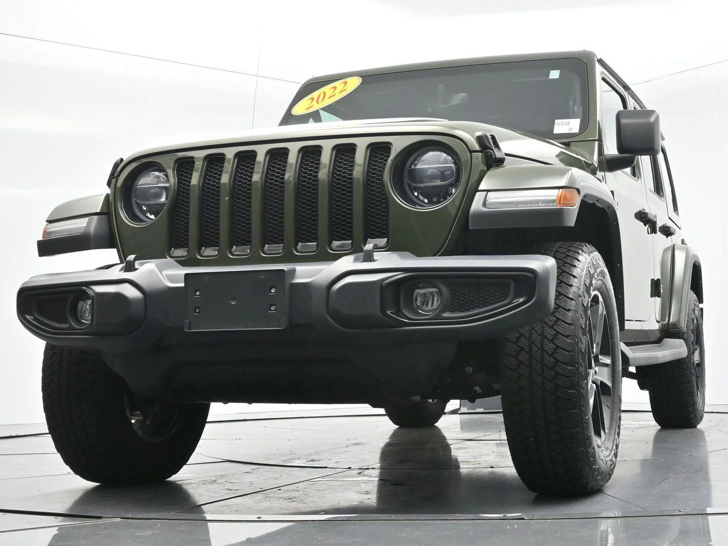 Used 2022 Sarge Green Clearcoat Jeep Unlimited Sahara Altitude image 48