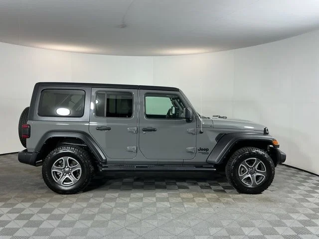 Used 2021 Sting-Gray Clearcoat Jeep Unlimited Sport S image 4