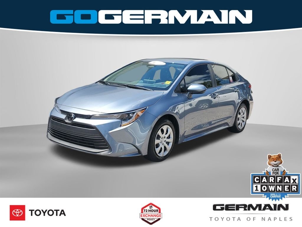 Certified Used 2026 Blue Toyota LE image 1