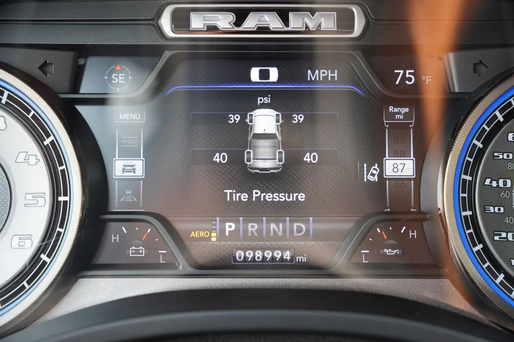 Used 2019 Diamond Black Crystal Pearlcoat Ram Limited image 40