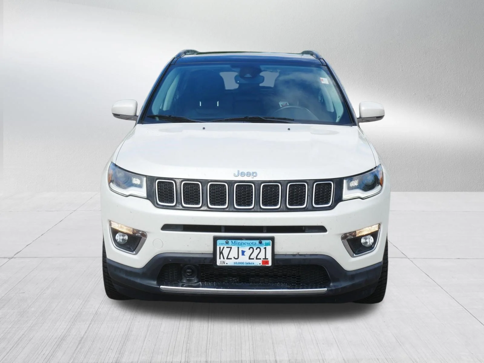Used 2021 Pearl White Tri-Coat Jeep Limited image 2