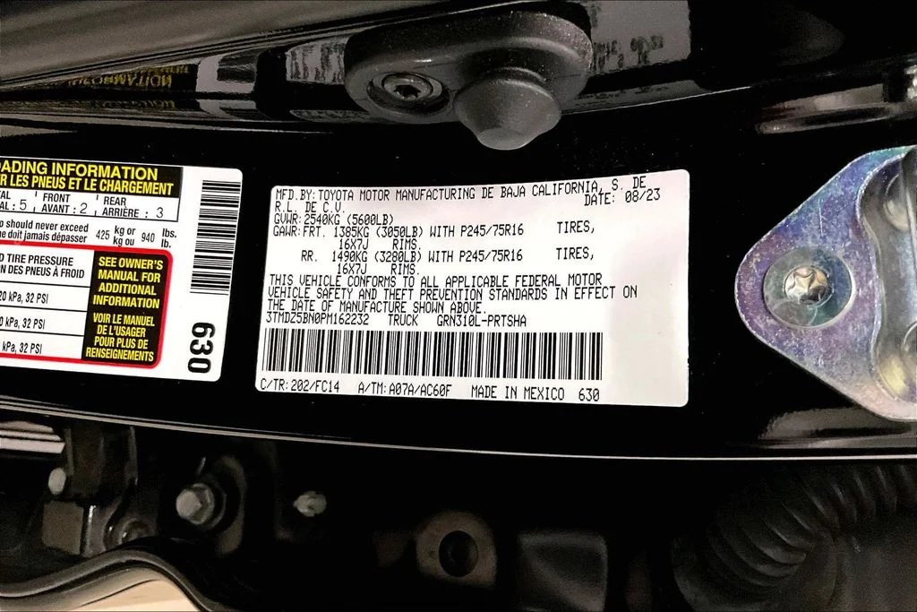 Used 2023 Black Toyota SR5 image 20