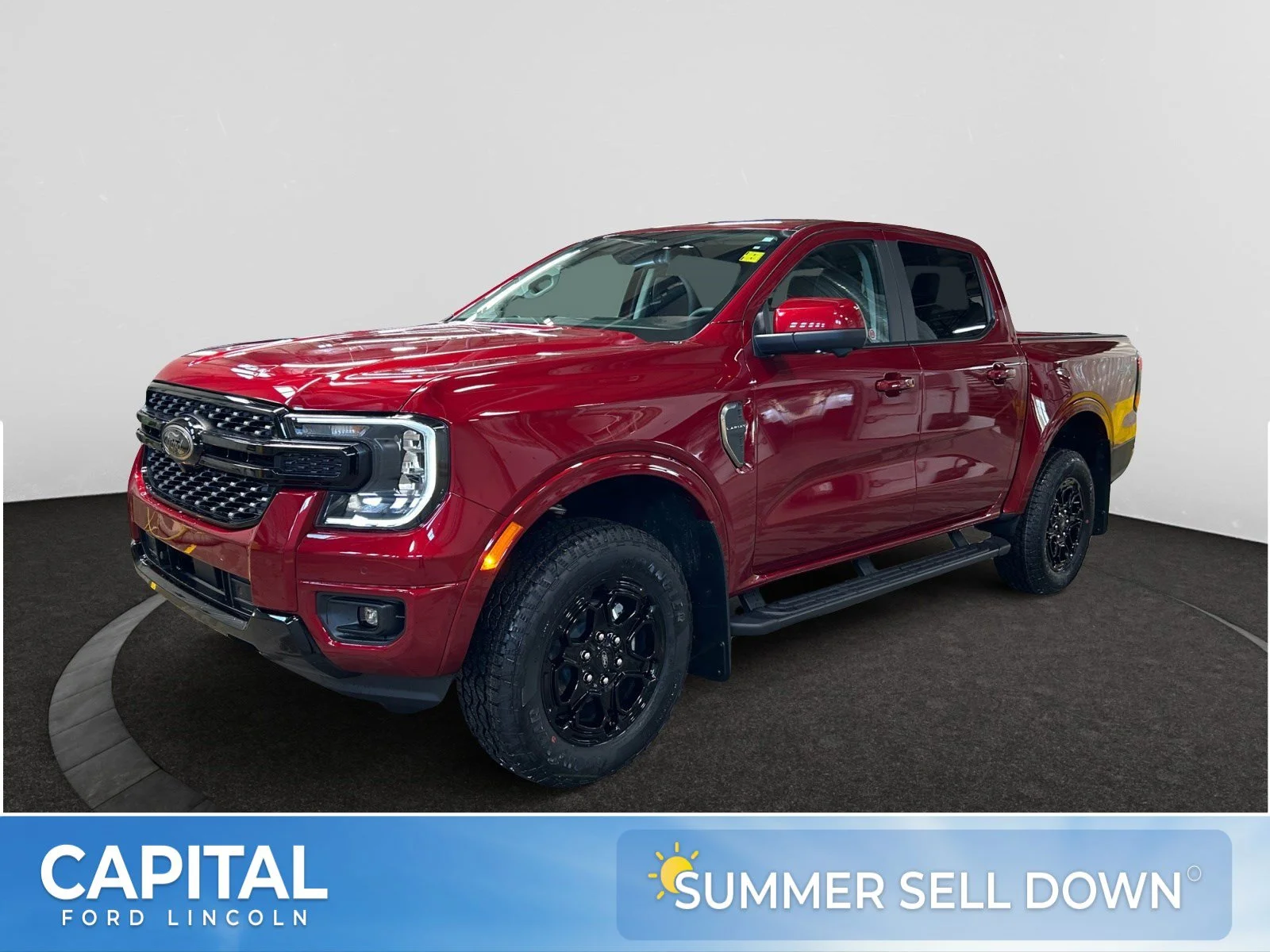 New 2026 Ruby Red Metallic Tinted Clearcoat Ford Lariat image 1