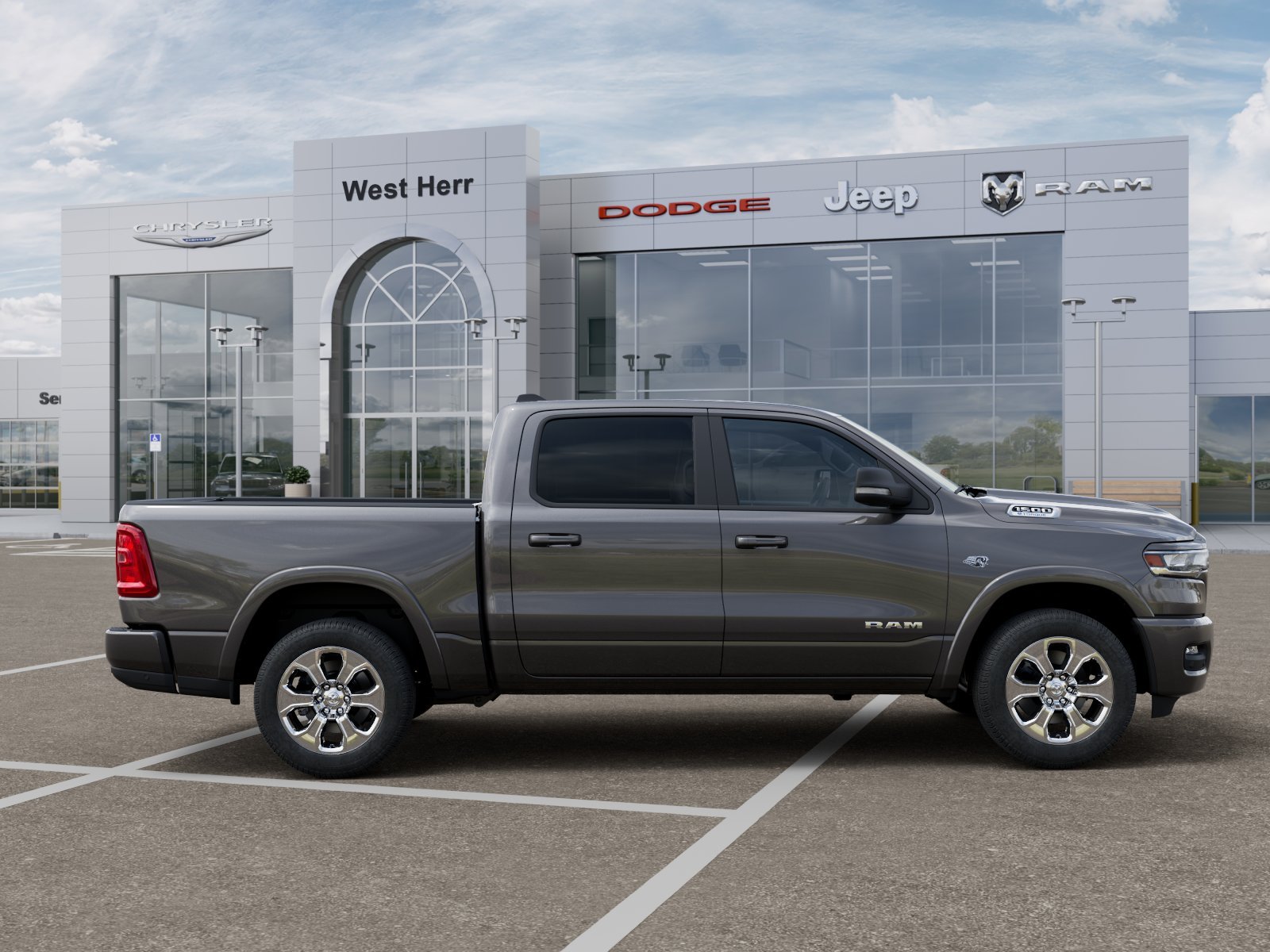 New 2026 Granite Crystal Metallic Clearcoat RAM RAM 1500 BIG HORN CREW CAB 4X4 image 47
