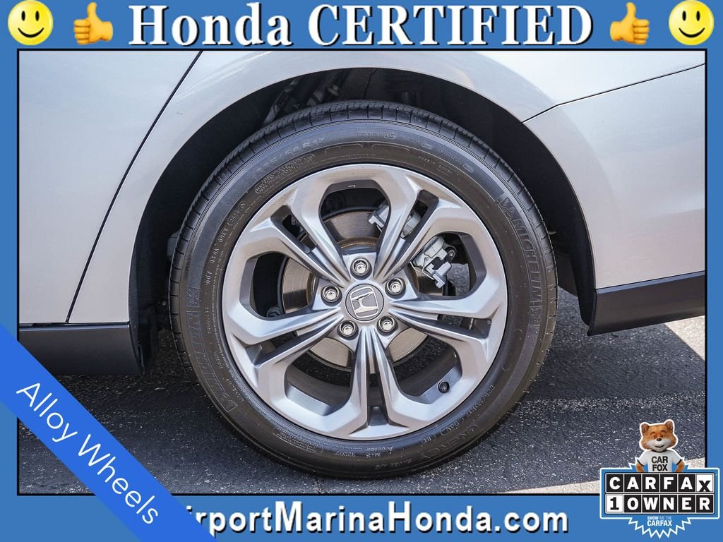 Certified Used 2023 Lunar Silver Metallic Honda 1.5T EX image 20