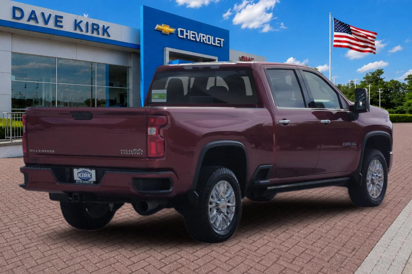 Used 2022 CHERRY RED TINTCOAT Chevrolet High Country image 3