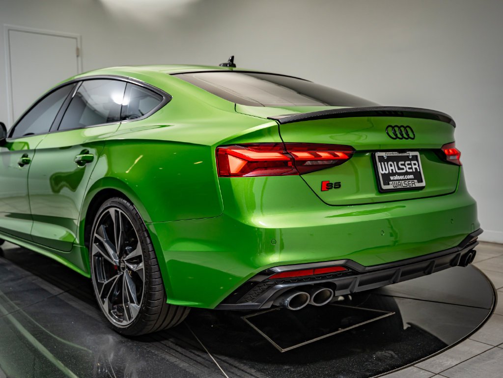 Used 2023 Java Green Metallic Audi Premium Plus image 20