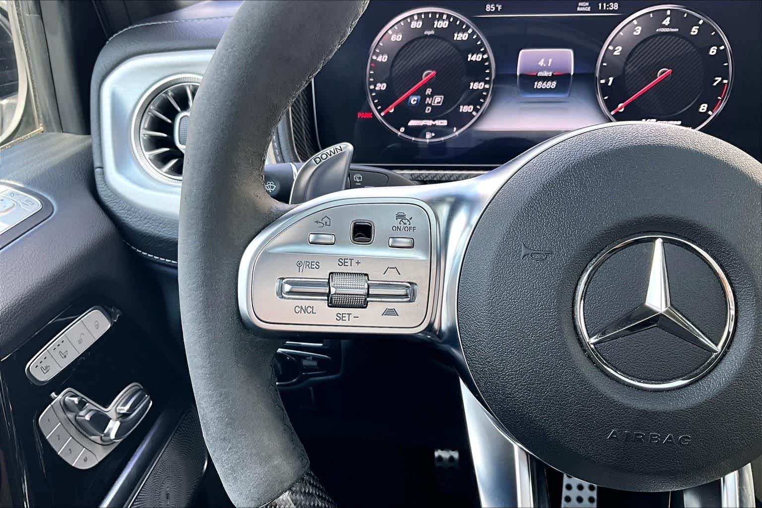 Used 2023 MANUFAKTUR Moonlight White Metallic Mercedes-Benz AMG® G 63 image 24