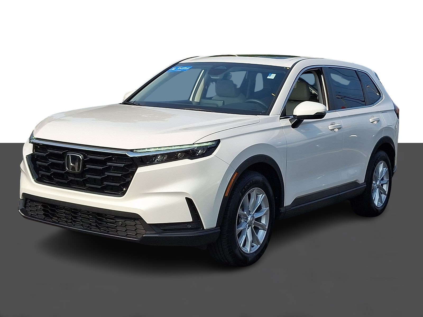 Certified Used 2024 Platinum White Pearl Honda EX-L image 3