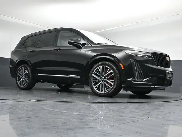 Certified Used 2025 Stellar Black Metallic Cadillac Sport image 37