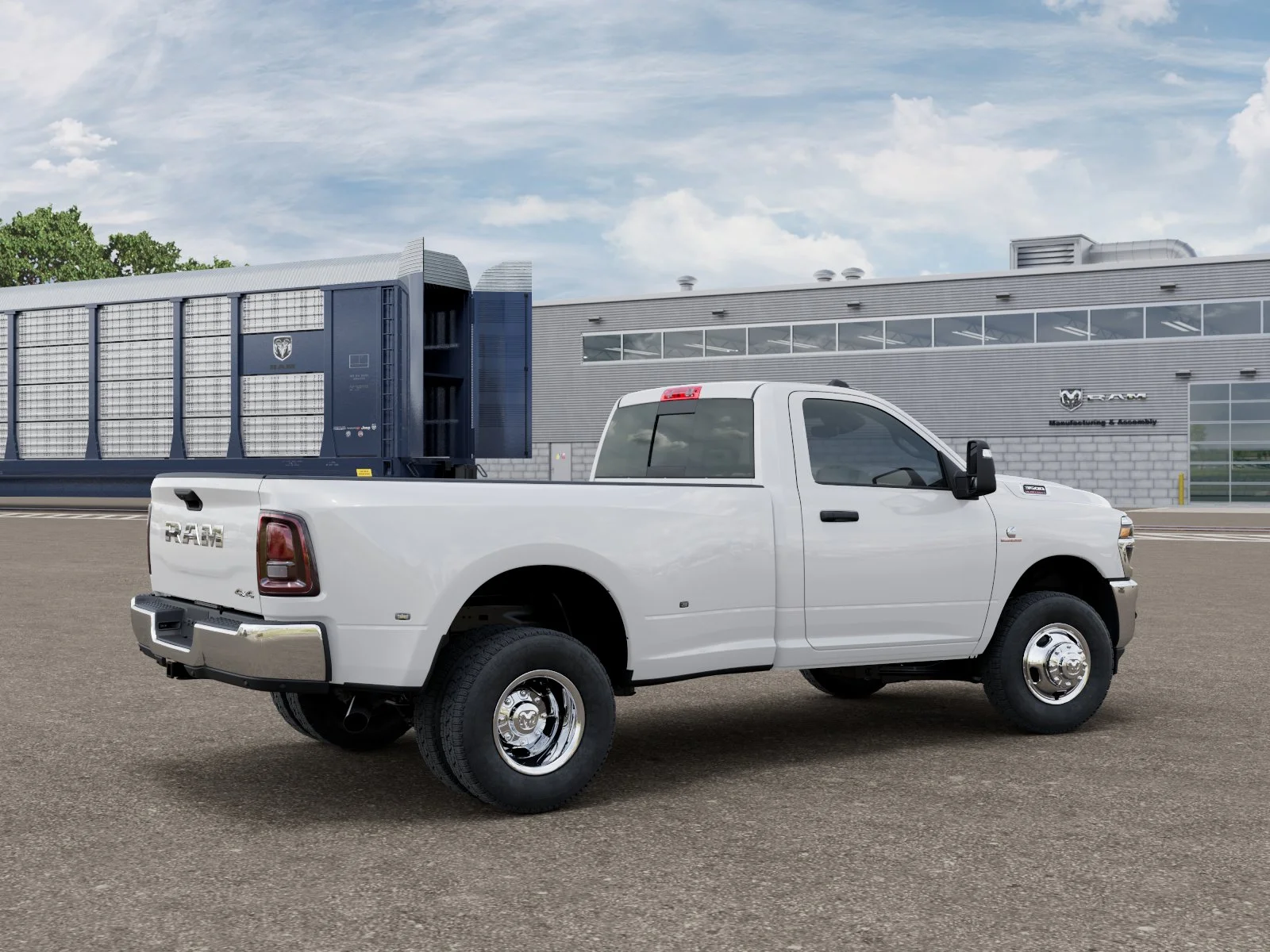 New 2026 Bright White Clear-Coat Exterior Paint RAM Tradesman image 2