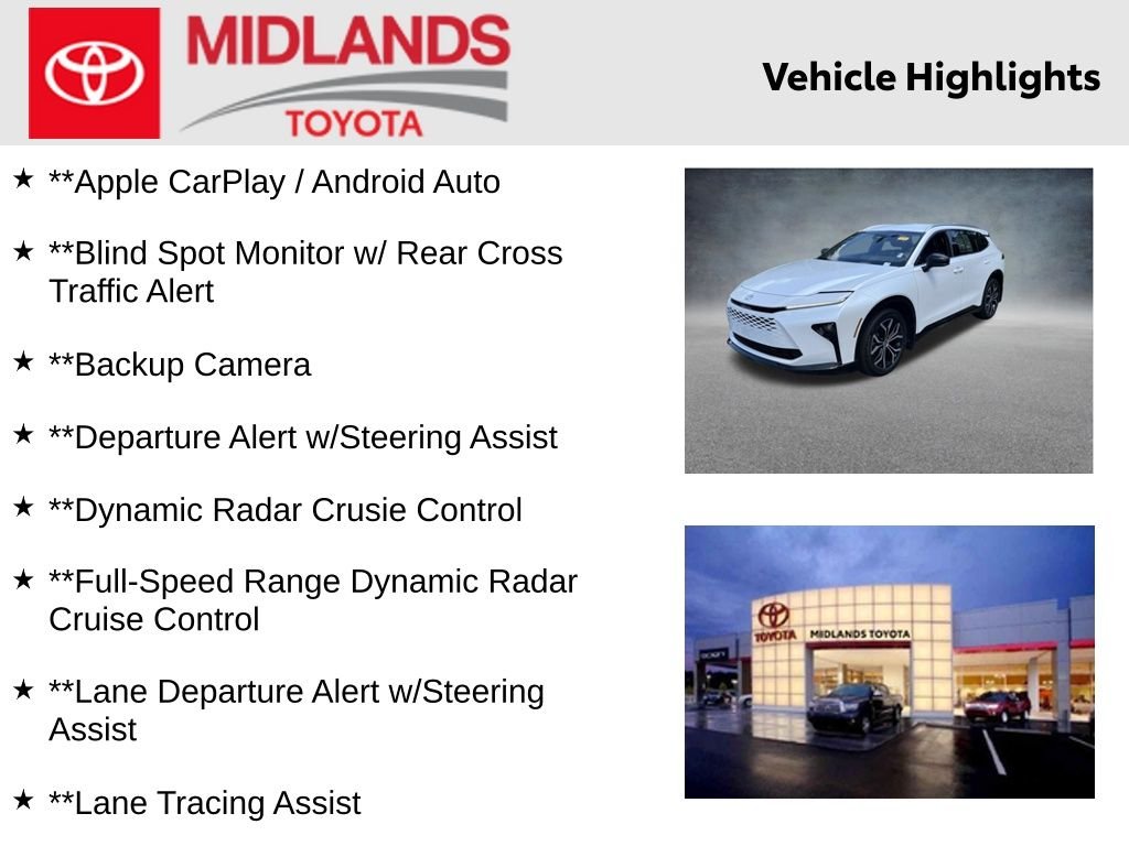 Used 2025 White Toyota XLE image 2