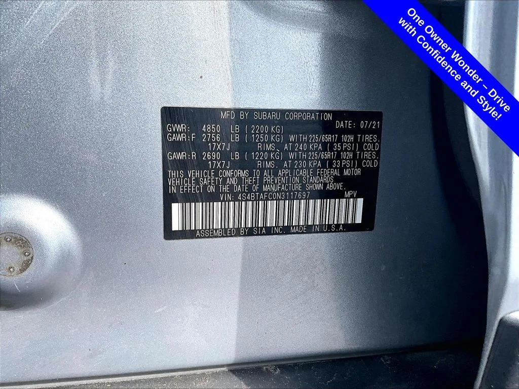 Used 2022 Silver Subaru Premium image 32