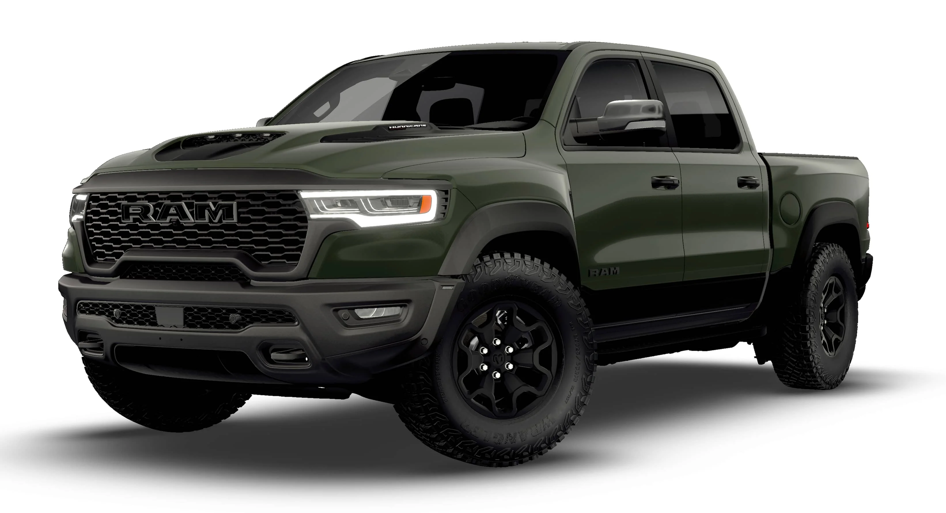 New 2026 Serrano-Green Metallic Exterior Paint RAM RHO image 13