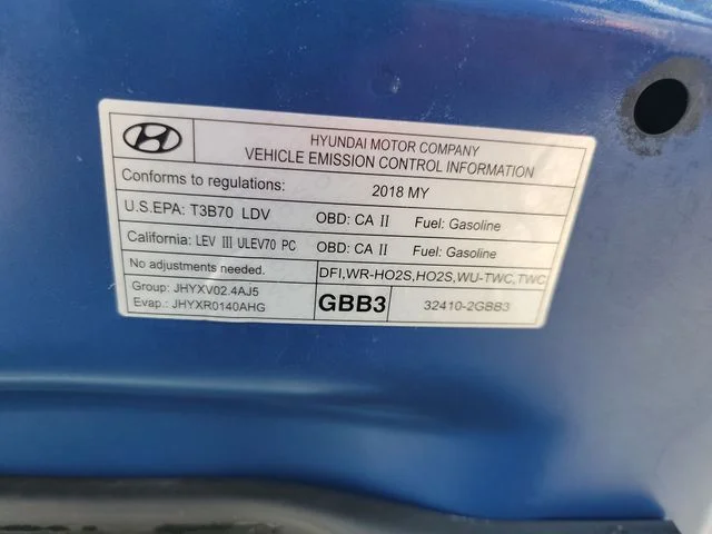 Used 2018 Blue Hyundai Sport image 33