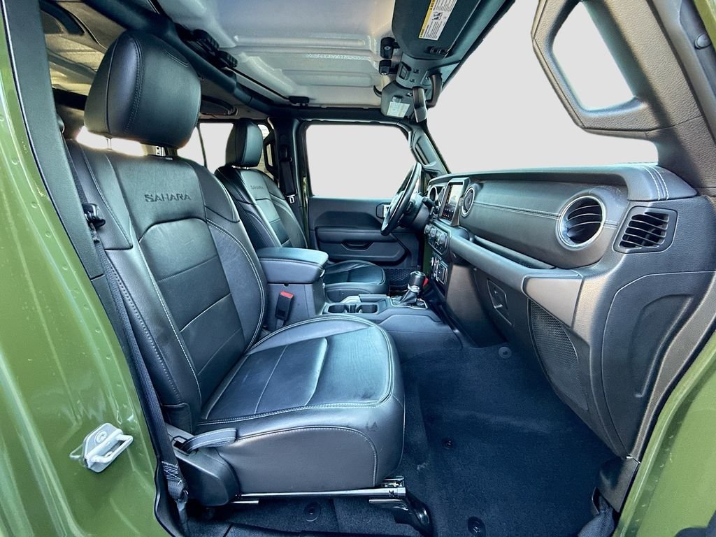 Used 2021 Sarge Green Clearcoat Jeep Unlimited Sahara image 25