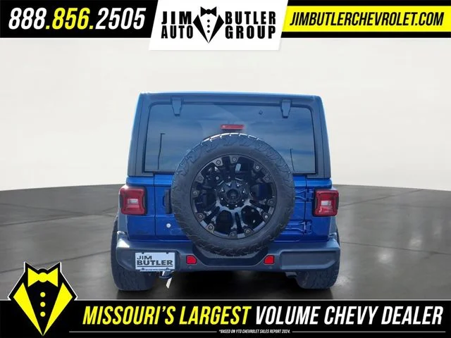 Certified Used 2020 Blue Jeep Unlimited Sport S image 24