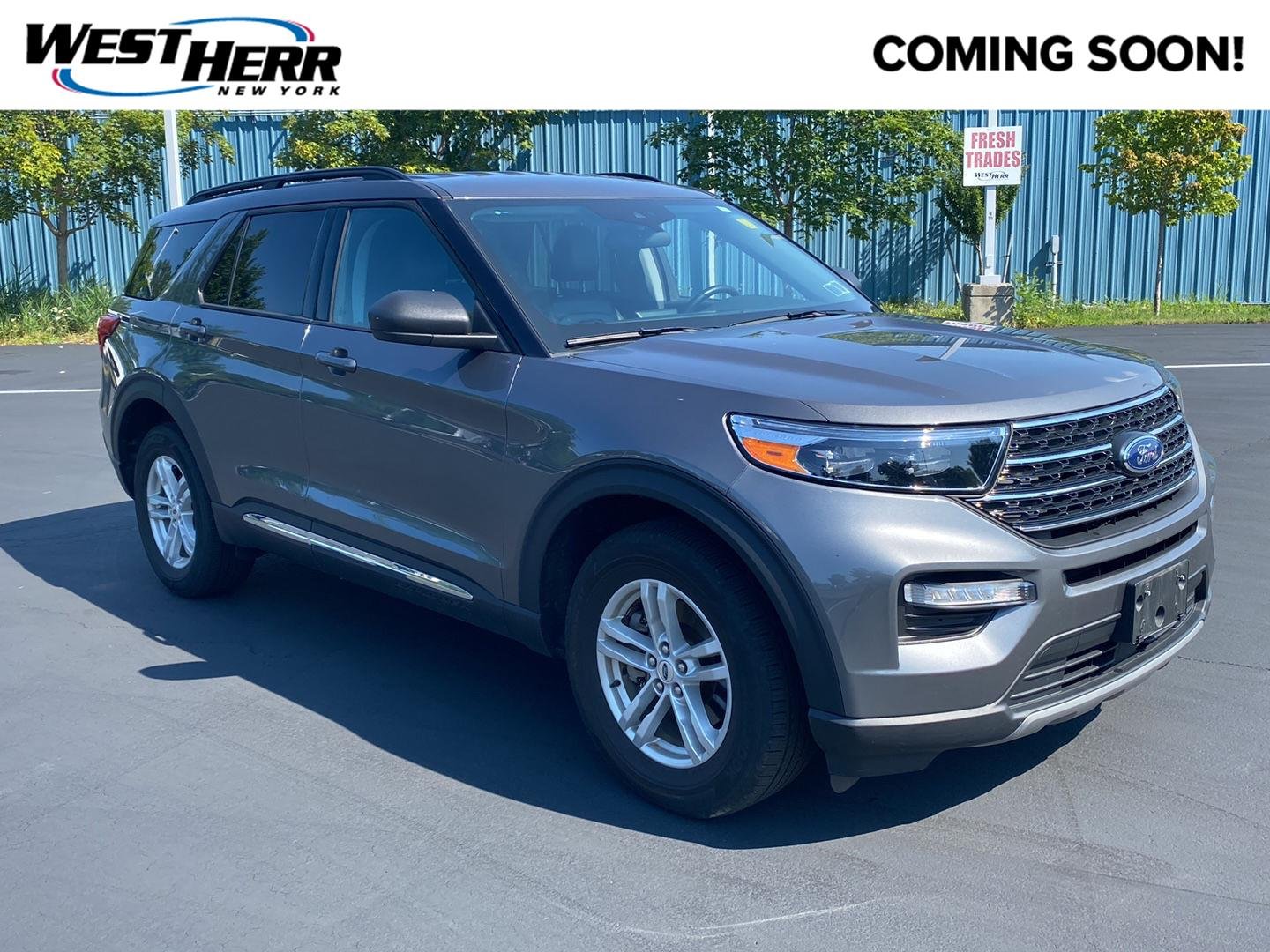 Used 2023 Carbonized Gray Ford XLT image 1