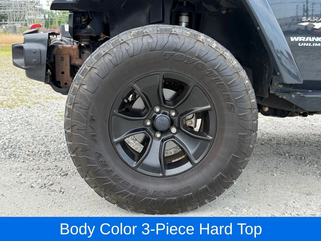 Used 2017 Black Jeep Unlimited Sahara image 14