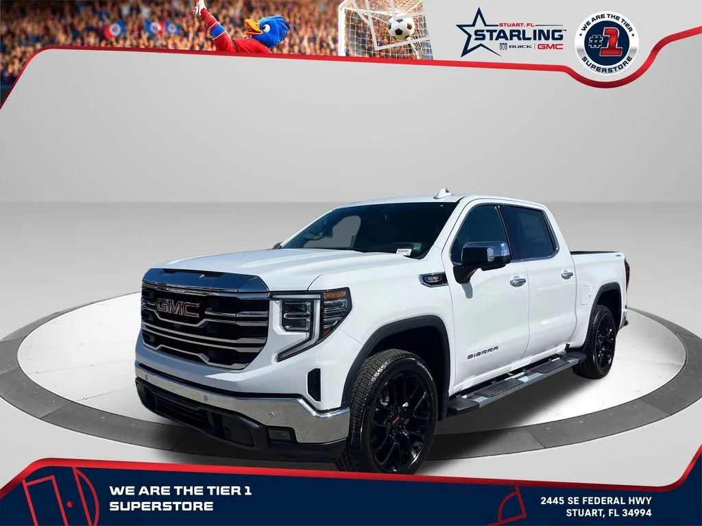 New 2026 Summit White GMC SLT image 1
