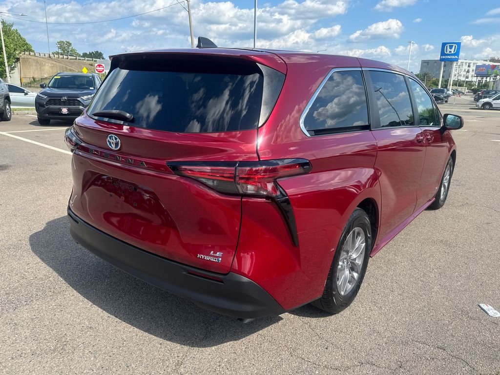 Used 2021 Red Toyota LE image 7