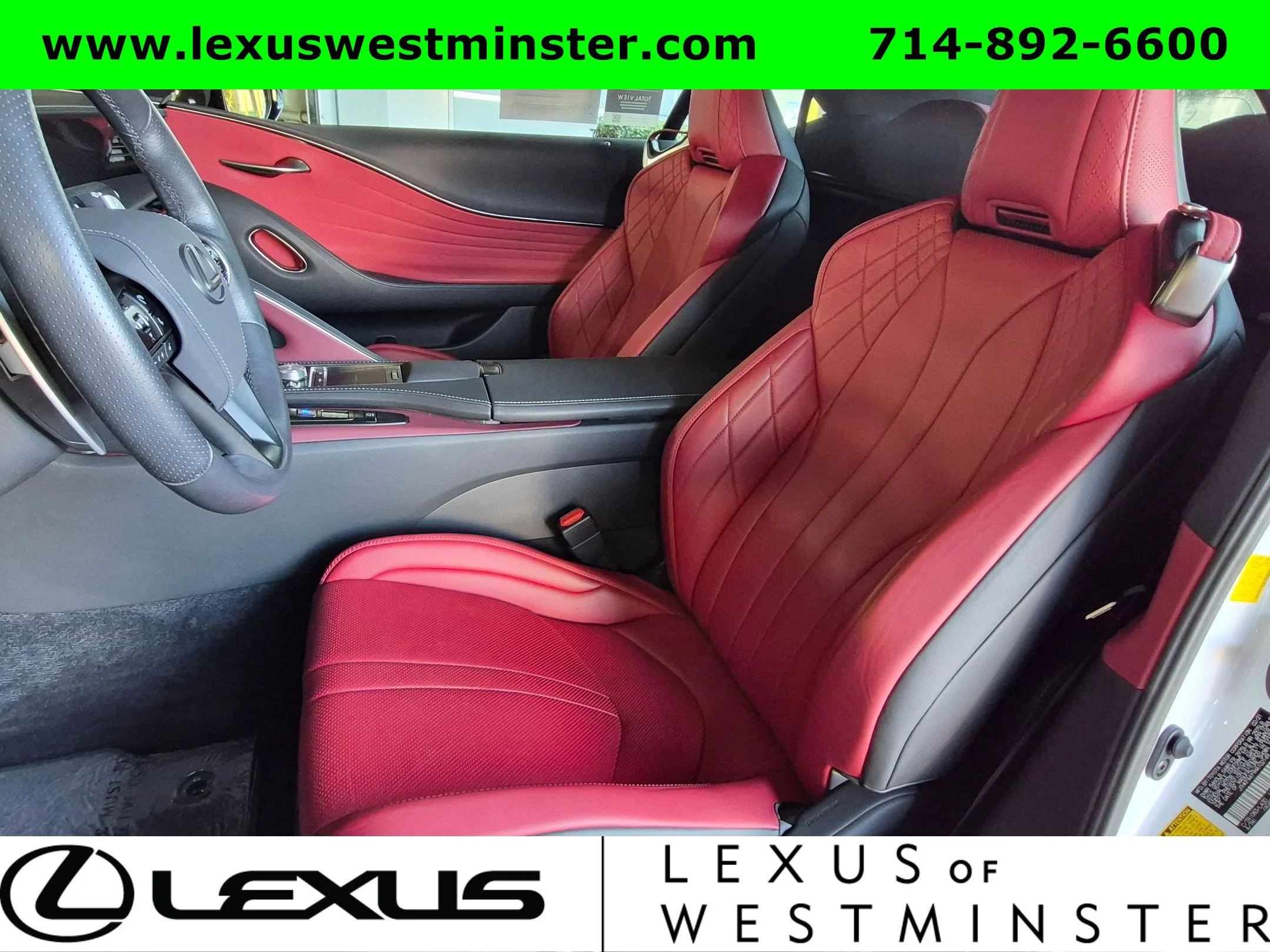 Certified Used 2021 White Lexus LC 500 image 21