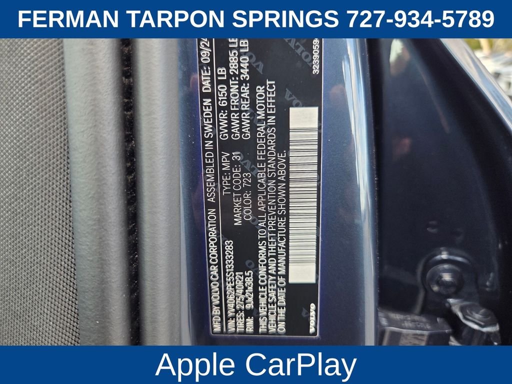 Certified Used 2025 Denim Blue Volvo Plus image 24