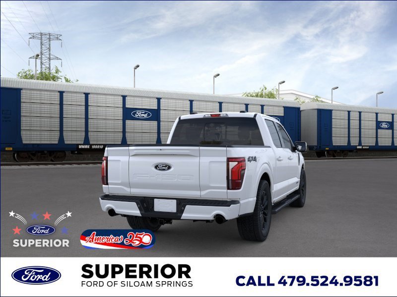 New 2026 Star White Metallic Tri-Coat Ford LARIAT image 8