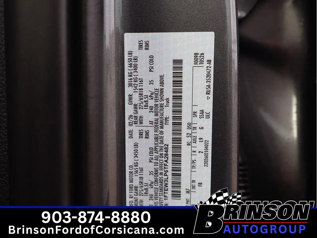 New 2026 Carbonized Gray Metallic Ford XLT image 21