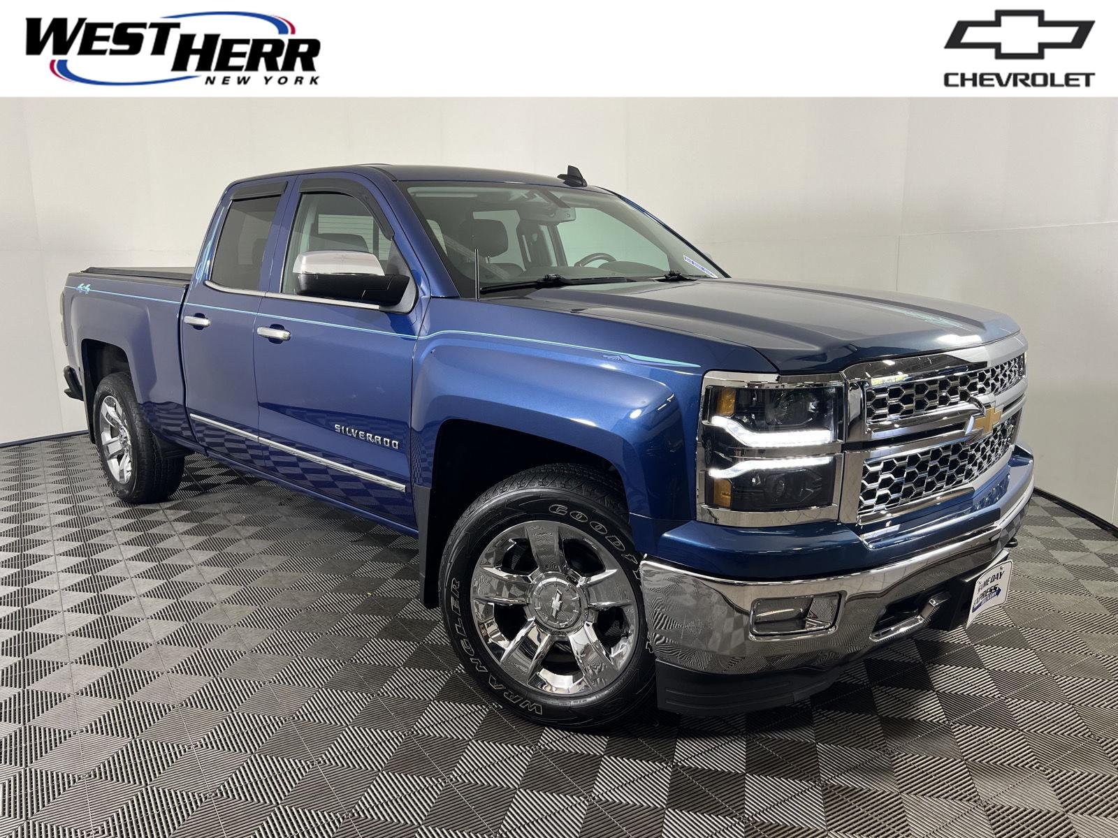 Used 2015 Deep Ocean Blue Metallic Chevrolet LTZ image 1
